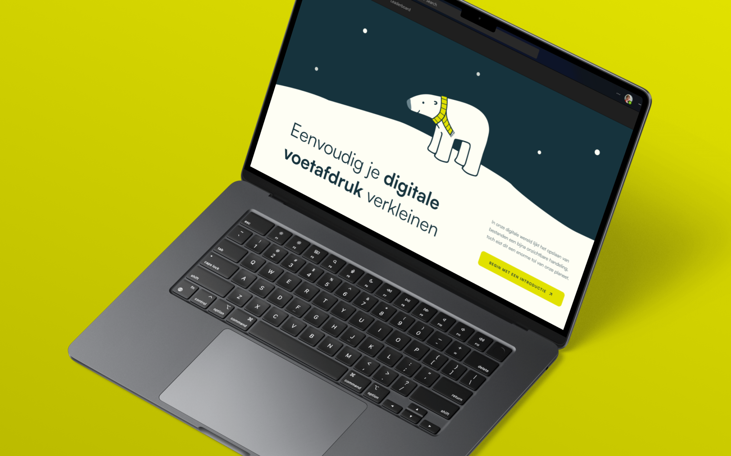 Data Paw interface overzicht